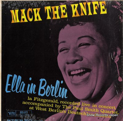 FITZGERALD, ELLA mack the knife - ella in berlin V6-4041
