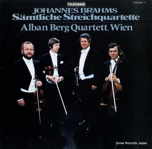 ALBAN BERG QUARTETT, WIEN brahms; samtliche streichquartette K17C-8324/5