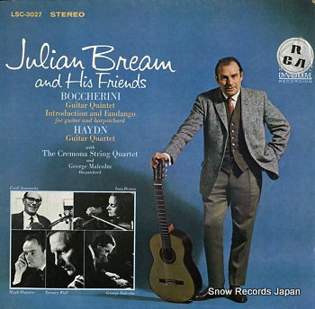BREAM, JULIAN AND HIS FRIENDS boccherini; guitar quintet introduction and fandango LSC-3027