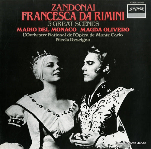RESCIGNO, NICOLA zandonai; francesca da rimini L18C-5195