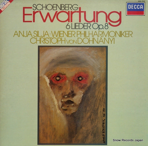 SILJA, ANJA schoenberg; erwartung, 6 lieder op.8 SXDL7509