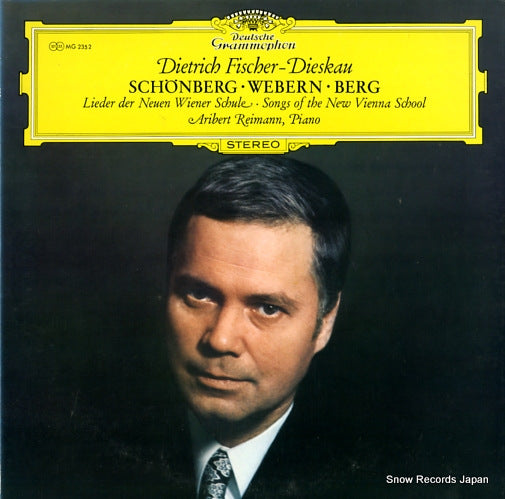 FISCHER-DIESKAU, DIETRICH schonberg, webern, berg MG2352
