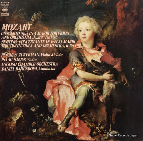BARENBOIM, DANIEL mozart; violin concerto no.5 "turkish" FCCA100