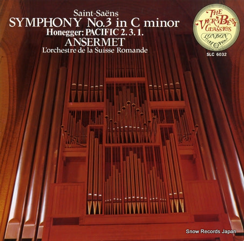 ANSERMET, ERNEST saint-saens; symphony no.3 in c minor SLC6032