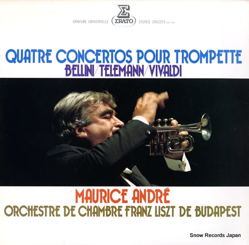 ANDRE, MAURICE quatre concertos pour trompette ERX-2379