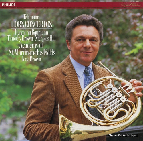 BAUMANN, HERMANN telemann; horn concertos 412226-1