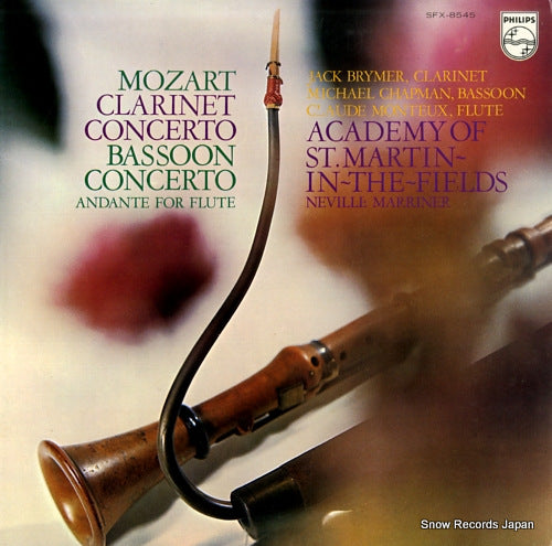 MARRINER, NEVILLE mozart; clarinet concerto / bassoon concerto SFX-8545