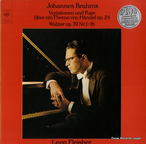FLEISHER, LEON brahms; variationen und fuge uber ein thema von handel CBS61670