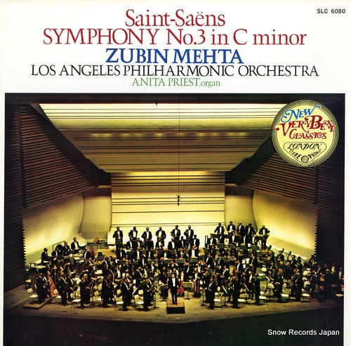 MEHTA, ZUBIN saint-saens; symphony no.3 in c minor SLC6080