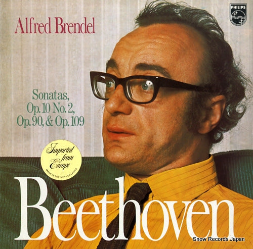 BRENDEL, ALFRED beethoven; sonatas op.10 no.2, op.90 & op.109 9500076