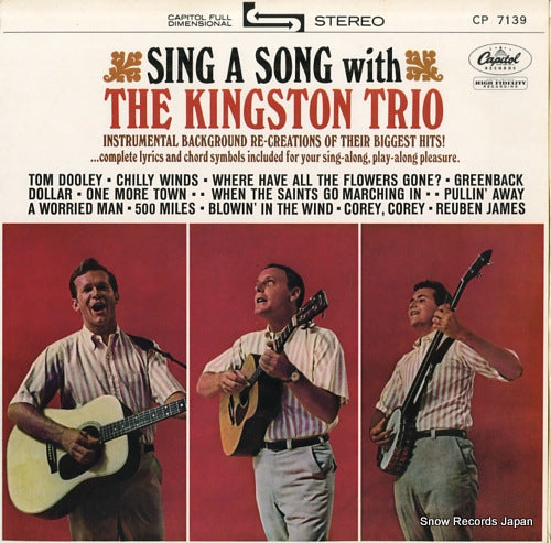 KINGSTON TRIO, THE sing a song with the kingston trio CP7139