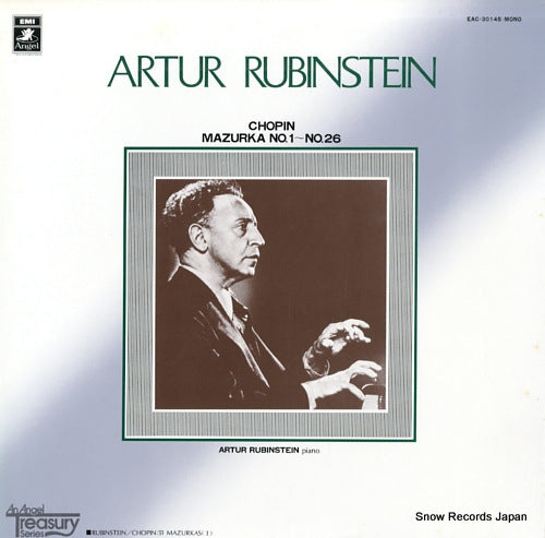 RUBINSTEIN, ARTUR chopin; mazurka no.1- no.26 EAC-30145