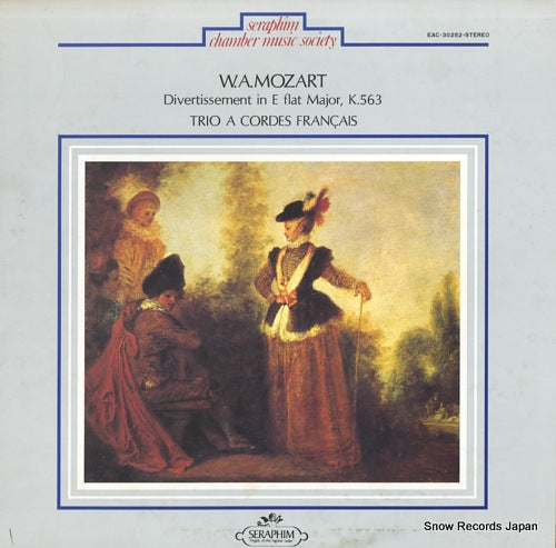 TRIO A CORDES FRANCAIS mozart; divertissement in e flat major, k.563 EAC-30252