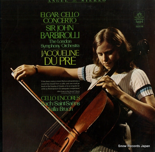 DU PRE, JACQUELINE elgar; cello concerto S36338