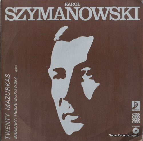 HESSE-BUKOWSKA, BARBARA szymanowski; twenty mazurkas SX2358