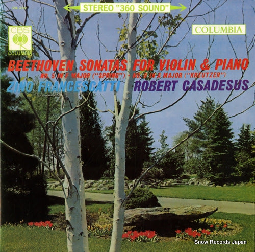 FRANCESCATTI, ZINO beethoven; sonatas for violin & piano OS-299