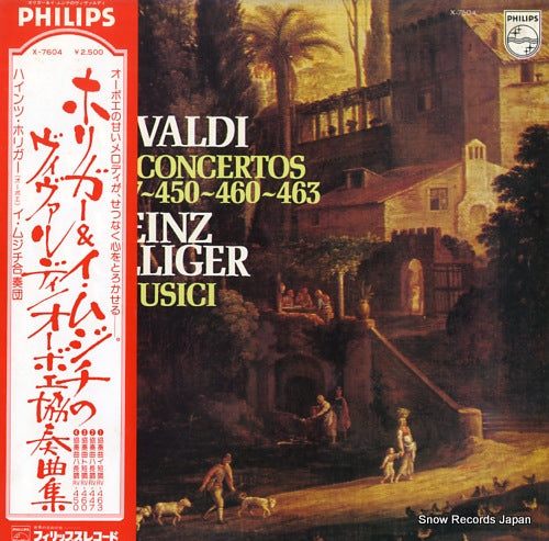 HOLLIGER, HEINZ vivaldi; 4 oboe concertos rv 447-450-460-463 X-7604