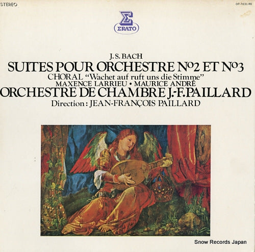 PAILLARD, JEAN-FRANCOIS bach; suite pour orchestre no.2 et no.3 OP-7031-RE