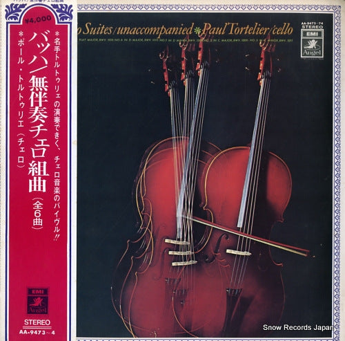 TORTELIER, PAUL bach; cello suites / unaccompanied AA-9473-4