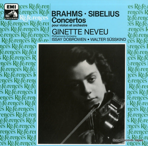 NEVEU, GINETTE brahms / sibelius; concertos 2908241