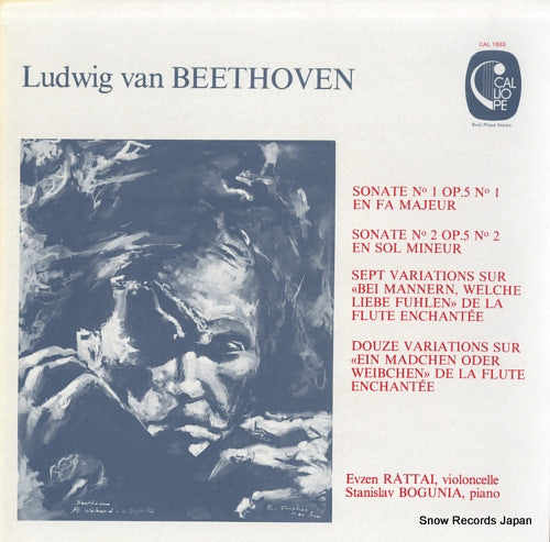 RATTAI, EVZEN beethoven; sonate no.1 & 2 CAL1693