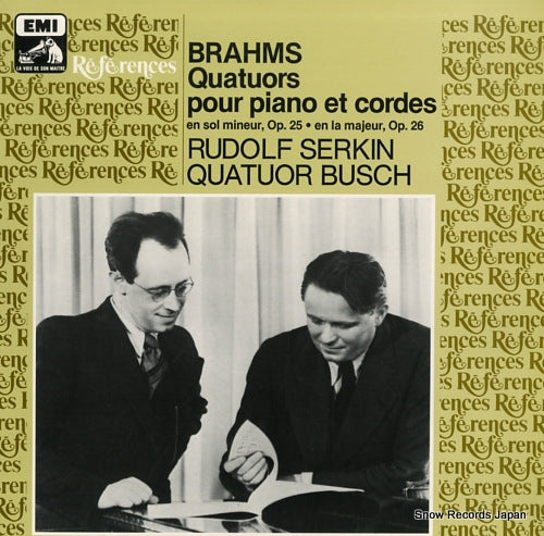 SERKIN, RUDOLF brahms; quatuors pour piano et cordes op.25 & op.26 2908061