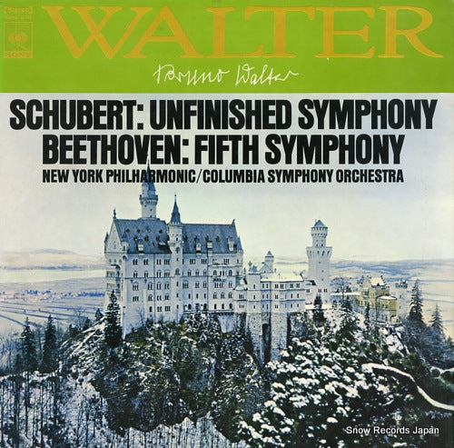 WALTER, BRUNO schubert; unfinished symphony SONC10101