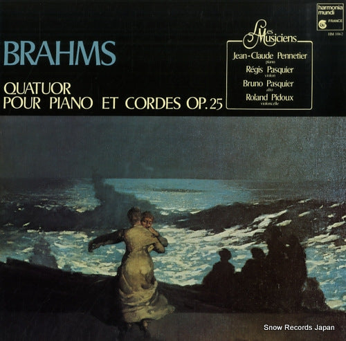 LES MUSICIENS brahms; quatuor pour piano et cordes op.25 HM1062