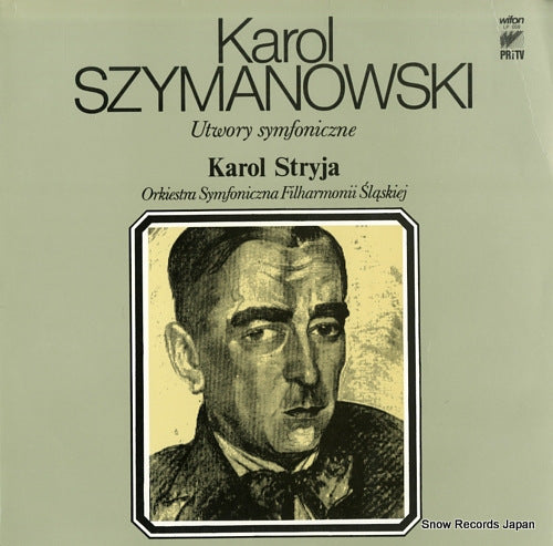 STRYJA, KAROL szymanowski; utwory symfoniczne LP059