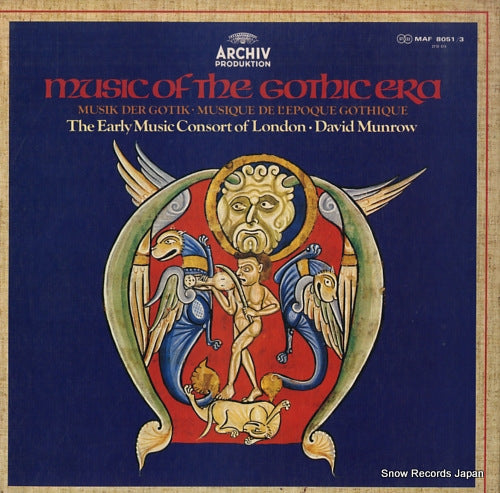 MUNROW, DAVID music of the gothic era MAF8051/3