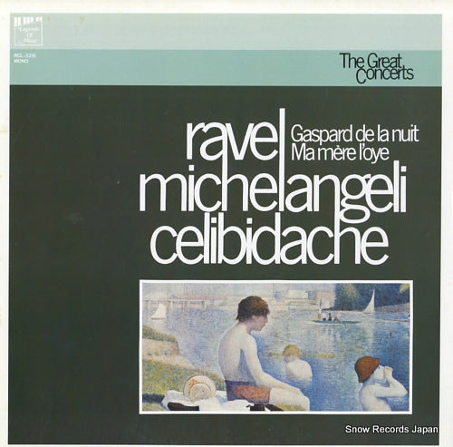 MICHELANGELI, ARTURO BENEDETTI ravel; gaspard de la nuit RCL-3315