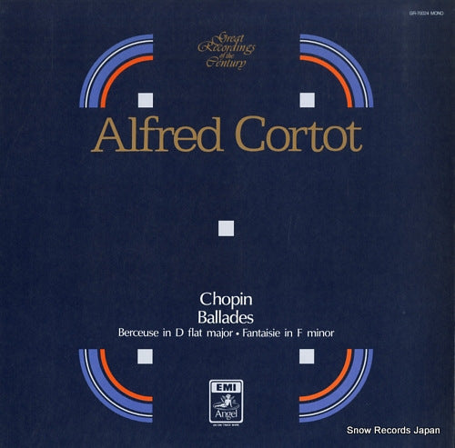 CORTOT, ALFRED chopin; ballades GR-70024