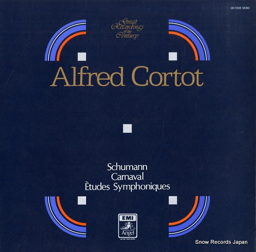 CORTOT, ALFRED schumann; carnaval / etudes symphoniques GR-70018