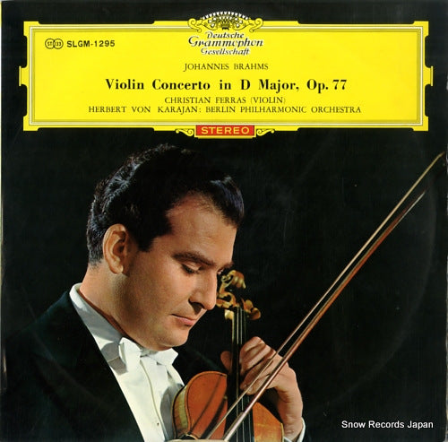 FERRAS, CHRISTIAN brahms; violin concerto in d major, op.77 SLGM-1295