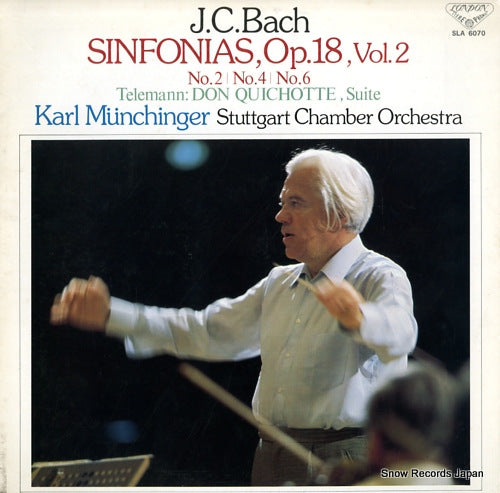 MUNCHINGER, KARL bach; sinfonias, op.18, vol.2 SLA6070