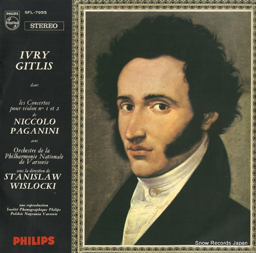 GITLIS, IVRY paganini; concerto for violin and orchestra no.1 in d major op.6 SFL-7955