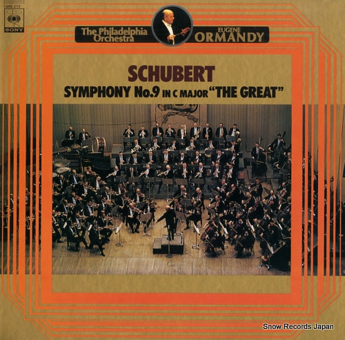 ORMANDY, EUGENE schubert; symphony no.9 "the great" 13AC272