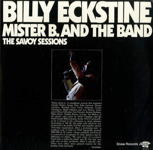 ECKSTINE, BILLY mr. b and the band SJL2214