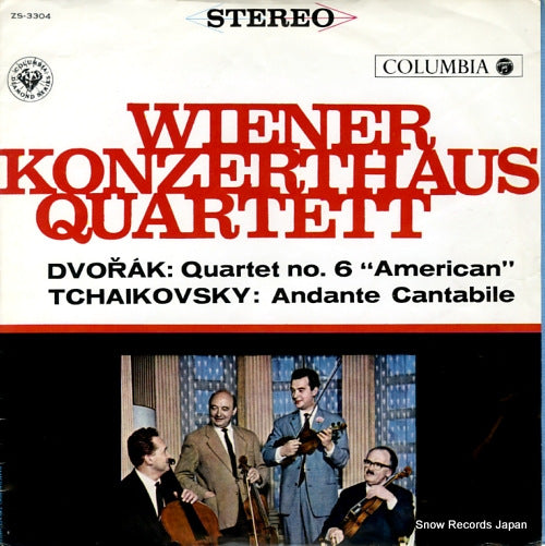 WIENER KONZERTHAUS QUARTETT dvorak; quartet no.6 "american" ZS-3304