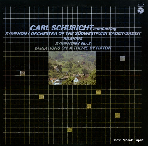 SCHURICHT, CARL brahms; symphonie no.3 OC-7315-PK