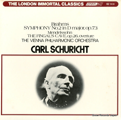 SCHURICHT, CARL brahms; symphonie no.2 in d major, op.73 MZ5131