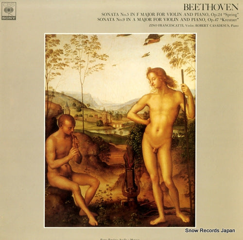 FRANCESCATTI, ZINO beethoven; sonata no.5 in f major, op.24 "spring" FCCA482