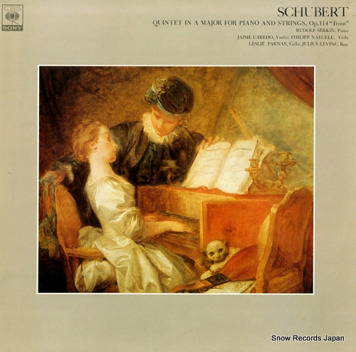 SERKIN, RUDOLF schubert; quintet in a major, op.114 "trout" FCCA485