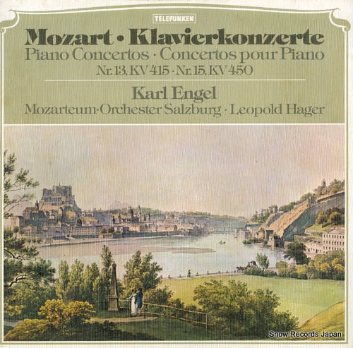 ENGEL, KARL mozart;konzert fur klavier und orchester nr.15 b-dur 6.42043AW