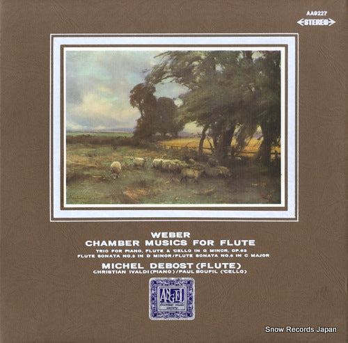 DEBOST, MICHEL weber; chamber musics for flute AA9227