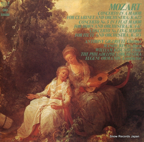 GIGLIOTTI, ANTHONY mozart; concerto in a major, k.622 FCCA169