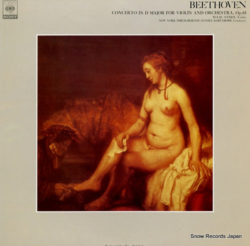 STERN, ISAAC beethoven; concerto in d major for violin and orchestra, op.61 FCCA467