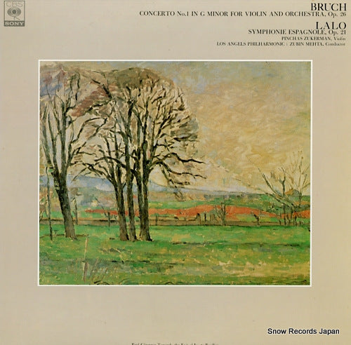 ZUKERMAN, PINCHAS bruch; concerto no.1 in g minor for violin and orchestra, op.26 FCCA470