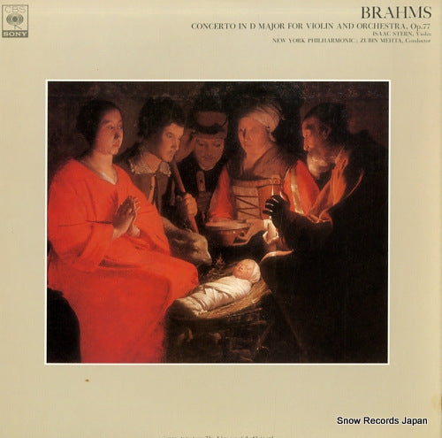 STERN, ISAAC brahms; concerto in d major, op.77 FCCA472
