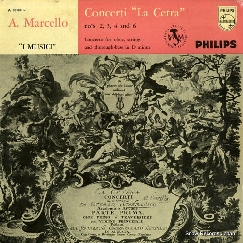 I MUSICI marcello; concerti "la cetra" A00384L